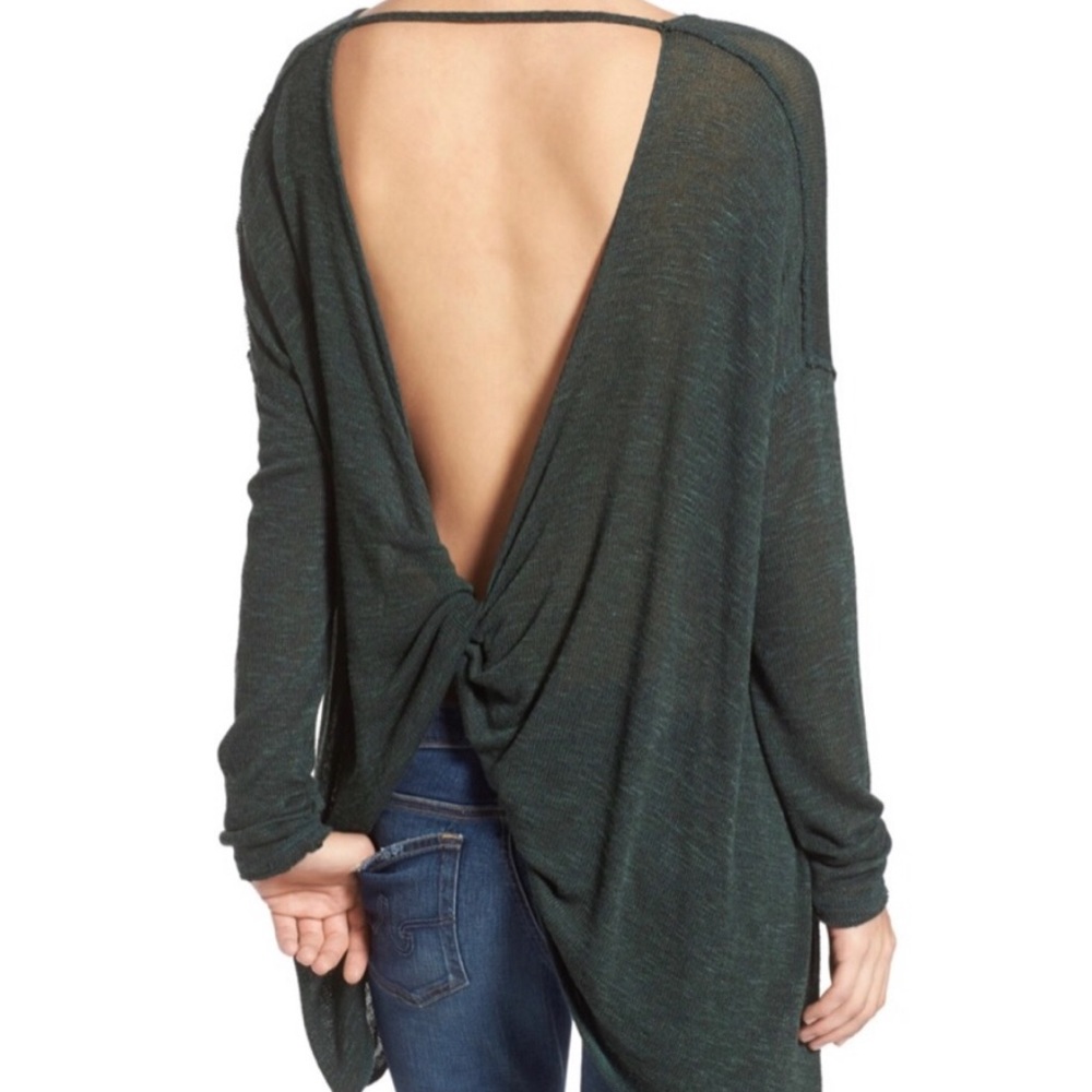 Free People Hacci Open Back Top